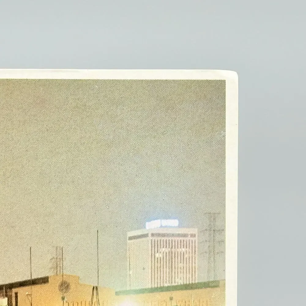 New Orleans at Night Louisiana Vintage Blank Unused Postcard